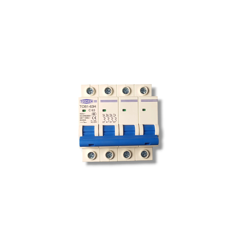 63A 4-Pole MCB for 3-Phase Power Systems