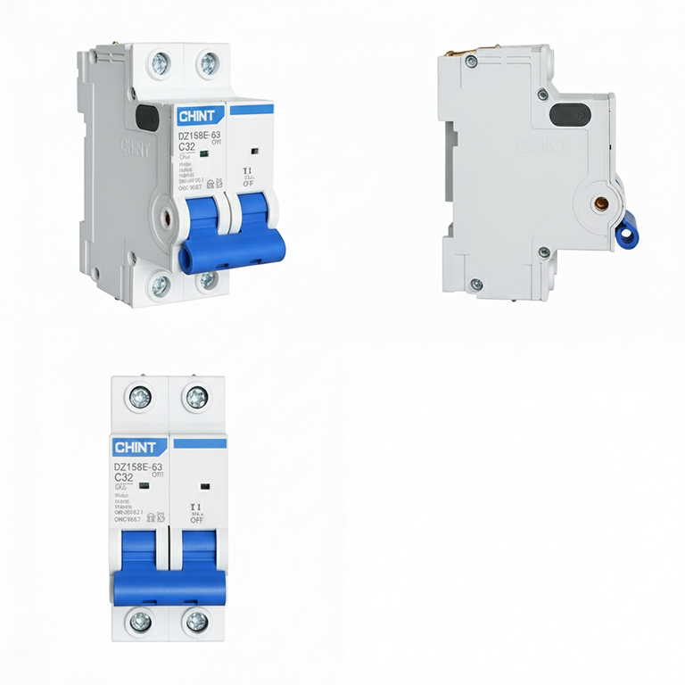 CHINT 2 Pole 63A Circuit Breaker – Original CHINT MCB for Solar and Electrical Panels