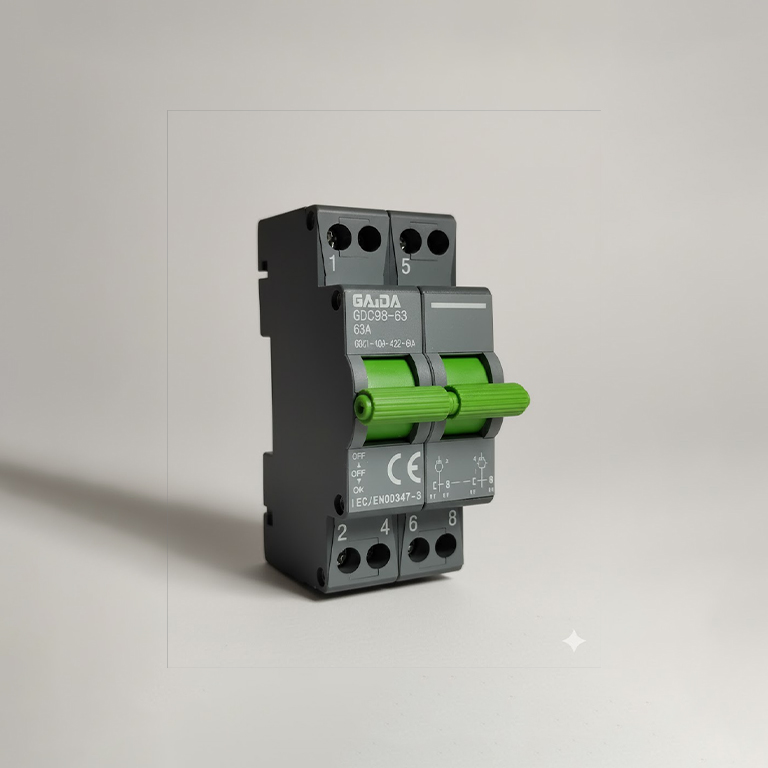 GA&DA 2-Pole 63A Change Over Breaker in Pakistan