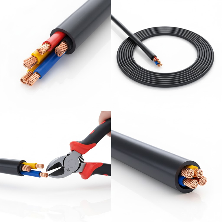 Heavy-Duty Copper Cable for Solar Inverters