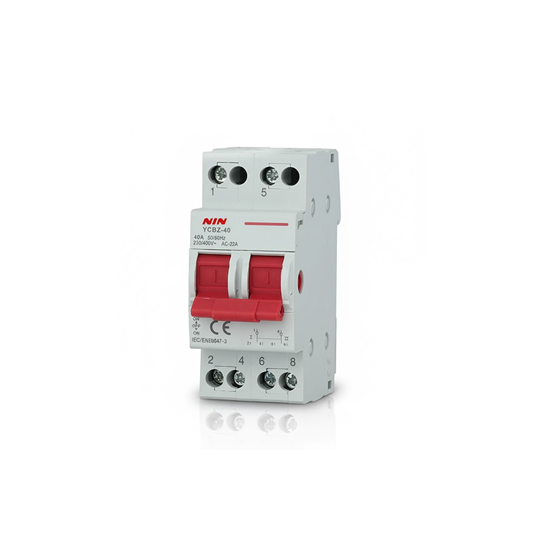 NIN 63A double pole changeover switch for solar and generator use