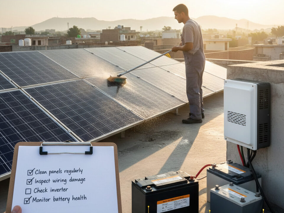 Maintenance Tips for Solar Systems in Pakistan’s Climate
