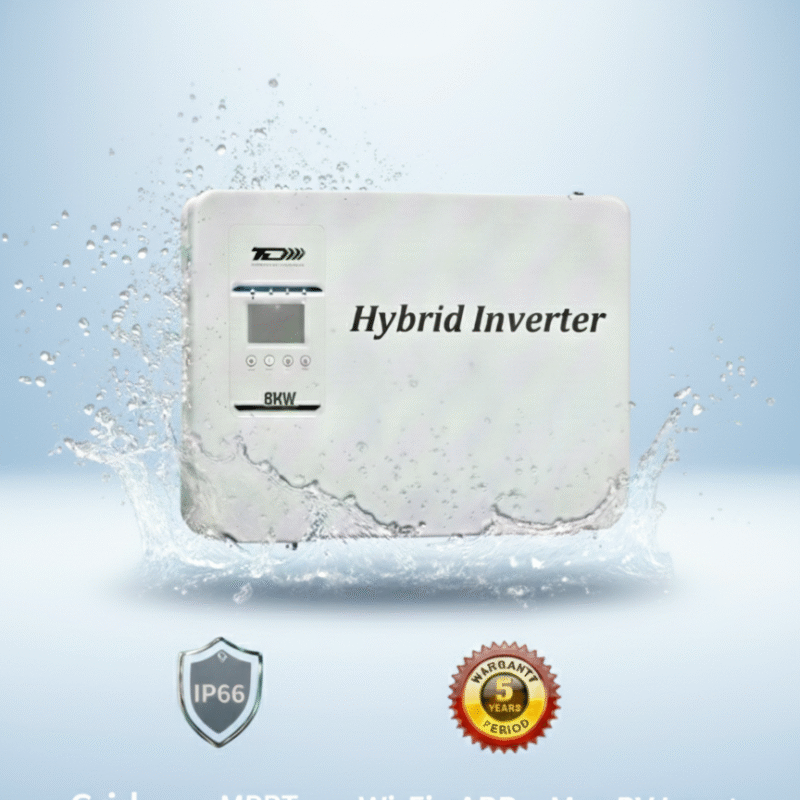 Thousand Dimension TD 8K-SPLVES2-EU-P2 8kW Single-Phase Low Voltage Residential Hybrid Inverter with colorful touch LCD2