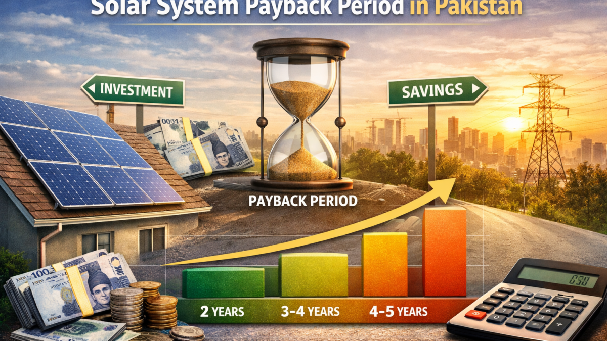 How solar systems recover installation cost through electricity bill savings in Pakistan