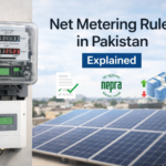 Net metering rules in Pakistan are explained with NEPRA regulations, solar eligibility criteria, grid export limits, bidirectional meter setup, and utility approval process