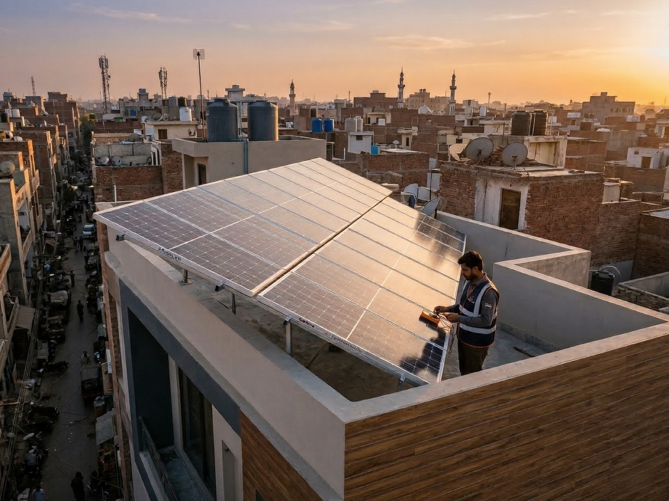 Tier 1 solar panel brands in Pakistan showing high quality imported solar panels installed for long term performance and reliability.