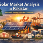 Solar market analysis in Pakistan showing rooftop solar expansion, demand growth, import-driven supply dynamics, and long-term industry direction
