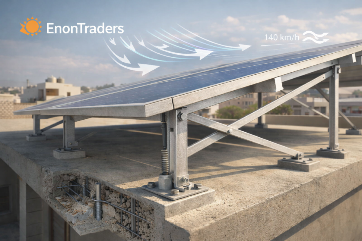 Solar Mounting Structures in Pakistan (2026 Guide) | Steel Frames and Wind Load Design