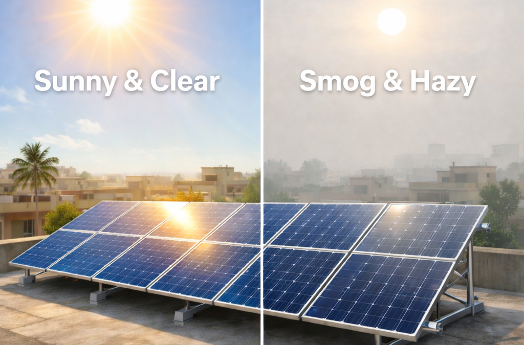 Seasonal solar production in Pakistan shows lower winter output and higher summer generation due to sunlight hours, sun angle, and weather conditions