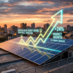 Visual explaining inflation impact on solar prices in Pakistan including currency depreciation, import cost, and installation components