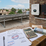 Solar equipment tax in Pakistan 2026 showing GST impact on solar panels, inverters, and battery systems