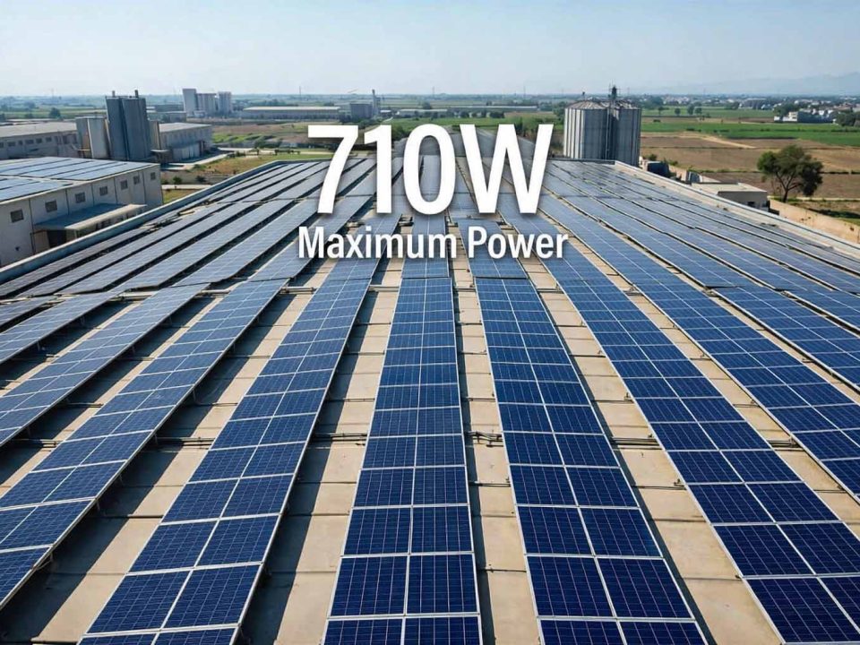 Canadian 710 Watt Bifacial N-Type TOPCon Solar Panel Maximum Power for Less Space